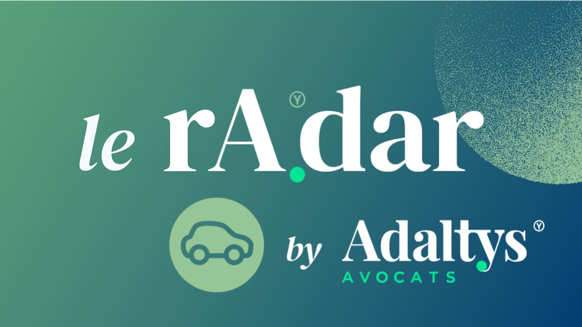 Lettre d’information – Le Radar n°1