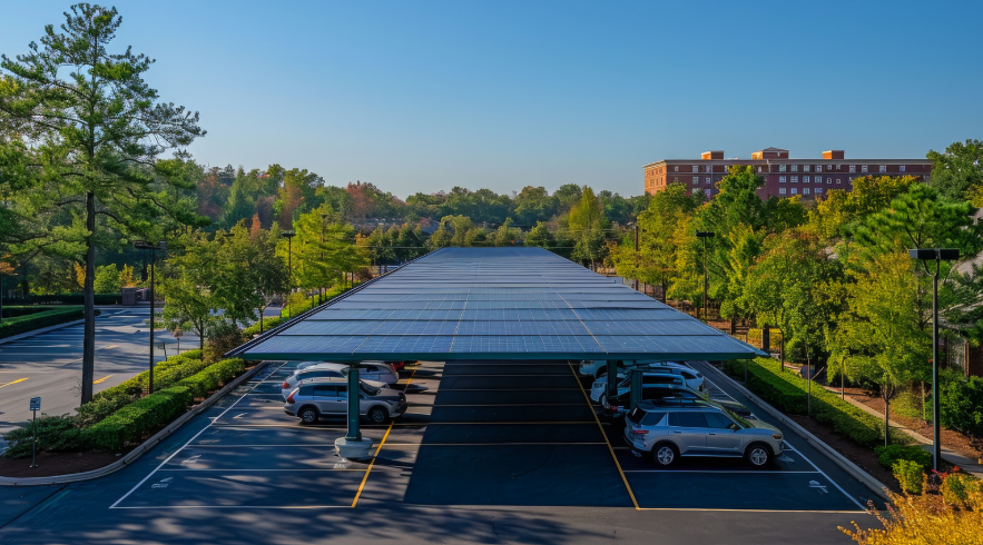 La solarisation et le verdissement des toitures et parkings